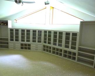 Pottery Barn complete closet/storage setup