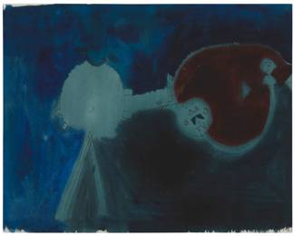 29
Francisco Toledo
1940-2019, Mexican
Untitled, 1963
Watercolor and ink on laid paper
Signed in ink lower left: Toledo; dated in ink, presumably in another hand, on a gallery label affixed to a prior frame's backing board
Image/Sheet: 16.75" H x 21.5" W
Estimate: $3,000 - $5,000