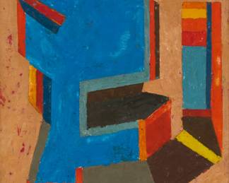 60
Luis Lopez Loza
b. 1939, Mexican
Geometric abstract, 1969
Encaustic on canvas laid to panel
With the incised signature, date, and inscription lower right: Luis Lopez Loza / New York 69
10" H x 8" W
Estimate: $500 - $700