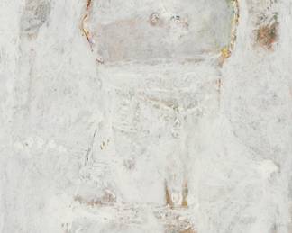 126
Felipe Orlando
1911-2001, Cuban
Untitled
Acrylic on wove paper, watermark GVA-RRO
Signed in ink in the image lower right: Orlando. F
Image: 18.75" H x 13.5" W; Sheet: 25.625" H x 20.625" W
Estimate: $600 - $800