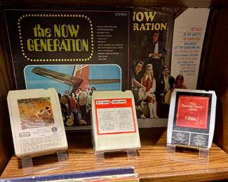 Lots of Vtg. Eight tracks & Albums