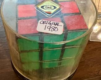 Original 1980's Ideal Rubik's Cube w/case