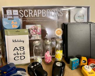 Tons of Scrap Booking supplies