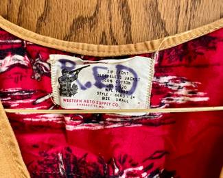 Vtg. Western Auto Supply Co. hunting vest