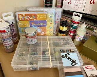 Tons of Scrap Booking supplies
