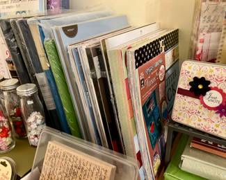 Tons of Scrap Booking supplies
