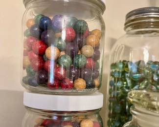 Vtg. Clay marbles