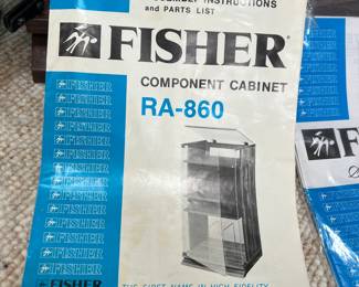 Speaker System model STV-870 - Fisher Component Cabinet RA-860 -Fisher Studio - Standard system 8600