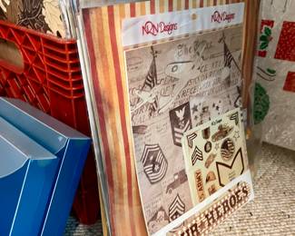 Tons of Scrap Booking supplies