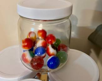 Vtg. Large breaker marbles