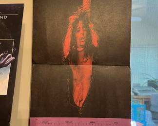 1972 Alice Cooper calendar