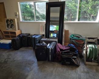 Suitcases galore