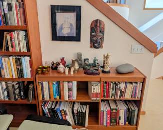 Teak bookcases