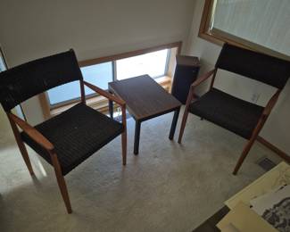 MCM Gloster teak arm chairs