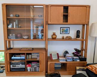 Dyrlund Danish Teak double wall unit