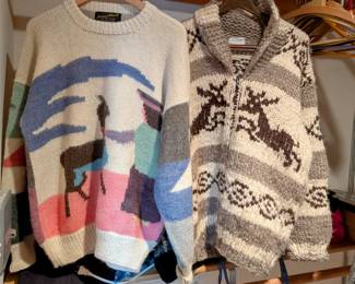 Vintage wool sweaters