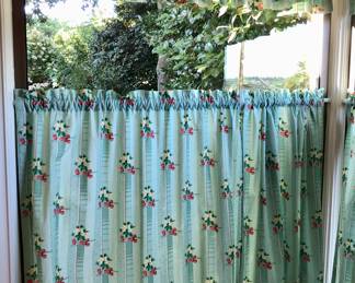 Cute curtains with cherries - we have a few sets