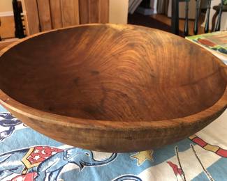 Big wooden bowl (17.5” diameter)