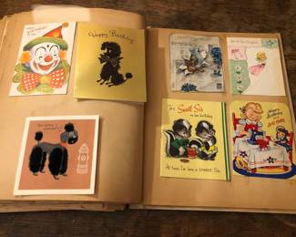 More greeting cards in scrapbook