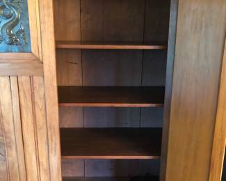Interior of armoire