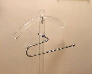 Mod acrylic clothes valet - 42” tall