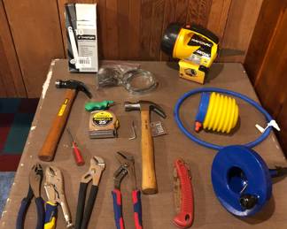 A few hand tools
