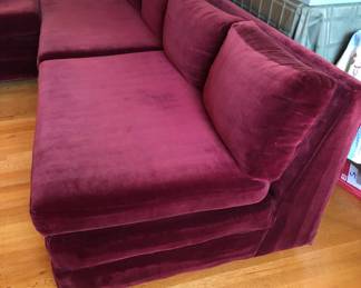 Side view of sofa