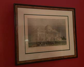 "Capitol Washington" Framed Artwork