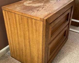 Thomasville Wooden 2 Drawer Nightstand
