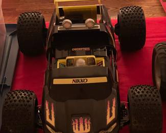 Vintage "Deceptor" RC Car By Nikko W/ Car, Remote Controller, Instruction Booklet/Paperwork, Batteries, & Charger