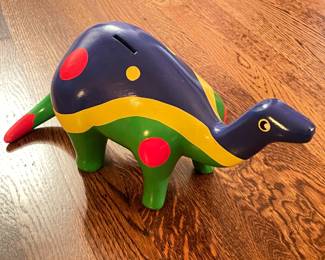 Hand Painted Maybella Dinosaur Bank (Mexico)