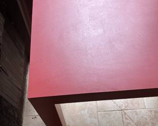Red Console Table