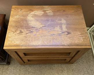 Thomasville Wooden 2 Drawer Nightstand