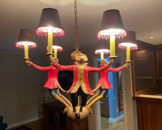 Hanging Monkey Chandelier