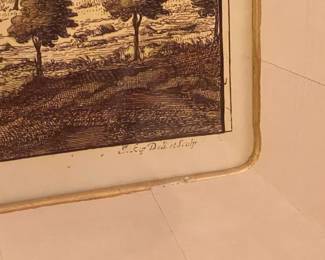 Large Framed Scenic Artwork