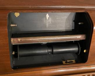 Antique Player Piano W/ Rolls
