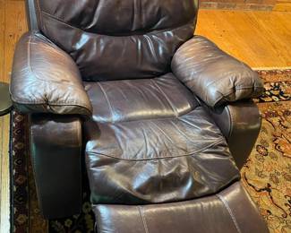 Oversized Leather Recliner Chair