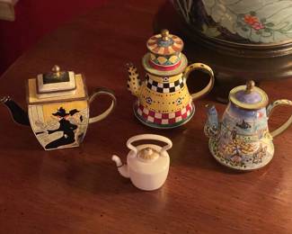 Mini Enamel Teapot Collection By Kelvin Chen