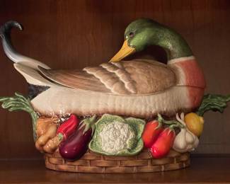 Large Duck Soup Tureen 
