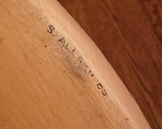 Vintage Swan/Duck Decoy Autographed By "S. Allard"