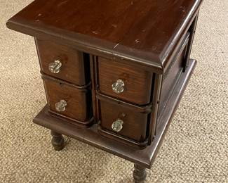 Vintage Wooden Sewing Drawer Cabinet