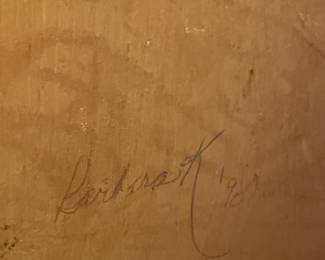 Vintage Swan/Duck Decoy Autographed