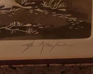 Numbered, Signed, & Framed Artwork