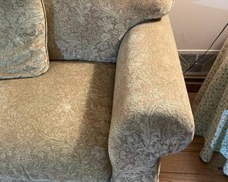 Elegant Beige/Brown 3 Seat Sofa Couch