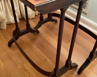 Antique Set Of 2 Nesting Tables