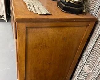 Mid-Century Modern Wood High-Boy Dresser