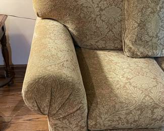 Elegant Beige/Brown 3 Seat Sofa Couch