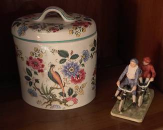 Porcelain Covered Jar