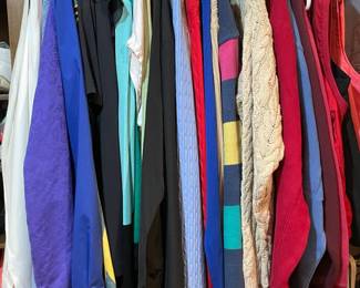 Assorted Closet Contents (Clothing, Hangers, Etc.)