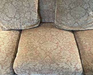 Elegant Beige/Brown 3 Seat Sofa Couch